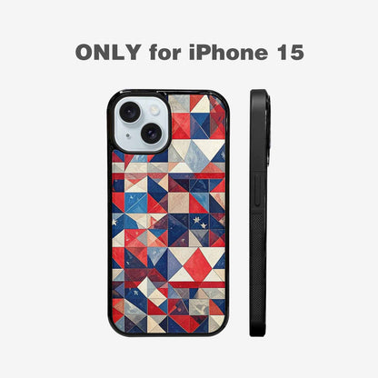 iPhone 15 Case — Small American Flag Stars And Stripes, Original Design Phone Case