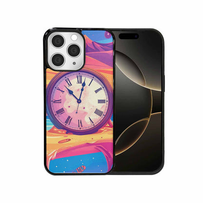 iPhone 15 Pro Max Case — Salvadore Dali Surrealist Dreamscape Pattern Melting, Customized Protective Case
