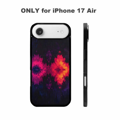 iPhone 17 Air Case — Tie Dye Dark Art Seamless Tie, Custom Printed Phone Case