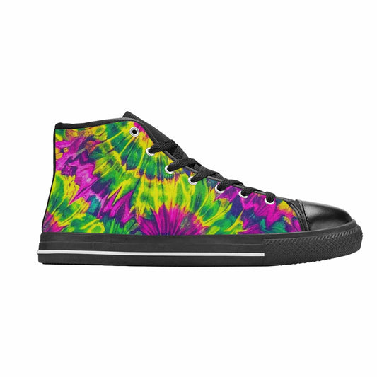 WOMEN'S Tie Dye - High Top Canvas Surreal Sneakers