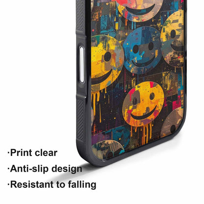 iPhone 17 Pro Max Case — Smiley Faces Camosmiley Faces Camo, Custom Phone Case