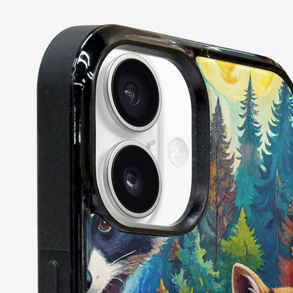 iPhone 16 Plus Case — Raccoon Bandit Raccoon Bandit Pattern Hundreds, Unique Phone Case Design