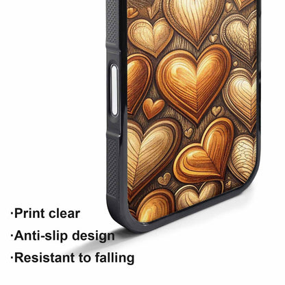 iPhone 17 Air Case — Retro Zodiac Heart Shape Retro Vintage, Custom Print Case Cover