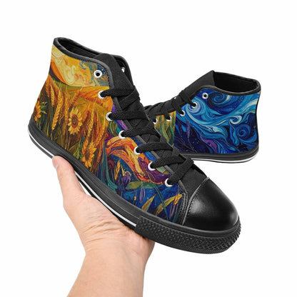 MEN'S Blend All Versions High Top Canvas Surreal Custom Shoes
