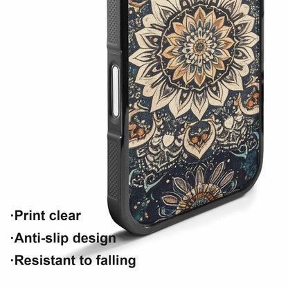 iPhone 17 Case — Small Mandala Pattern, Randomly Floral, Customized Protective Case