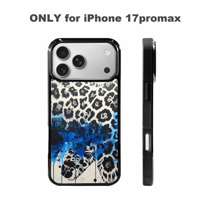 iPhone 17 Pro Max Case — Animal Print Black &amp; Animal Print, Custom Phone Case