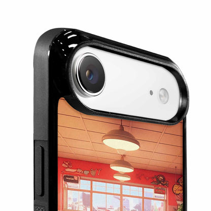 iPhone 17 Air Case — Diner Cartoon Art Pattern Retro Vintage, Custom Printed Phone Case
