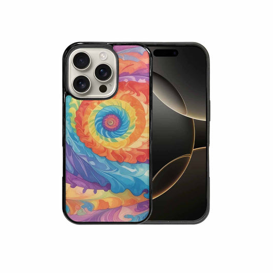 iPhone 16 Pro Case — Tie Dye Swirls Tie Dye Swirls, Personalized Phone Case