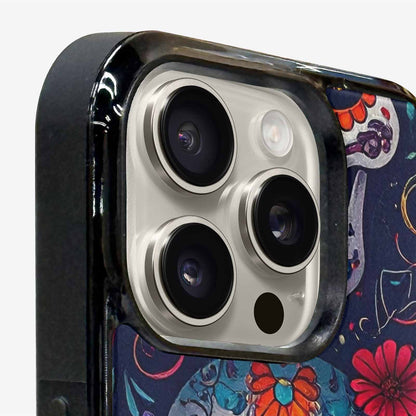iPhone 16 Pro Case — Day Dead Sugar Skull Art 100s, Unique Phone Case Design