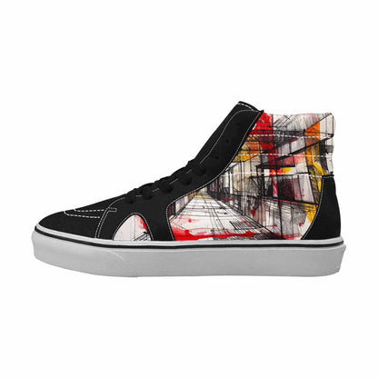 MEN'S Liminal Space Fragment High Top Canvas Surreal Custom Shoes
