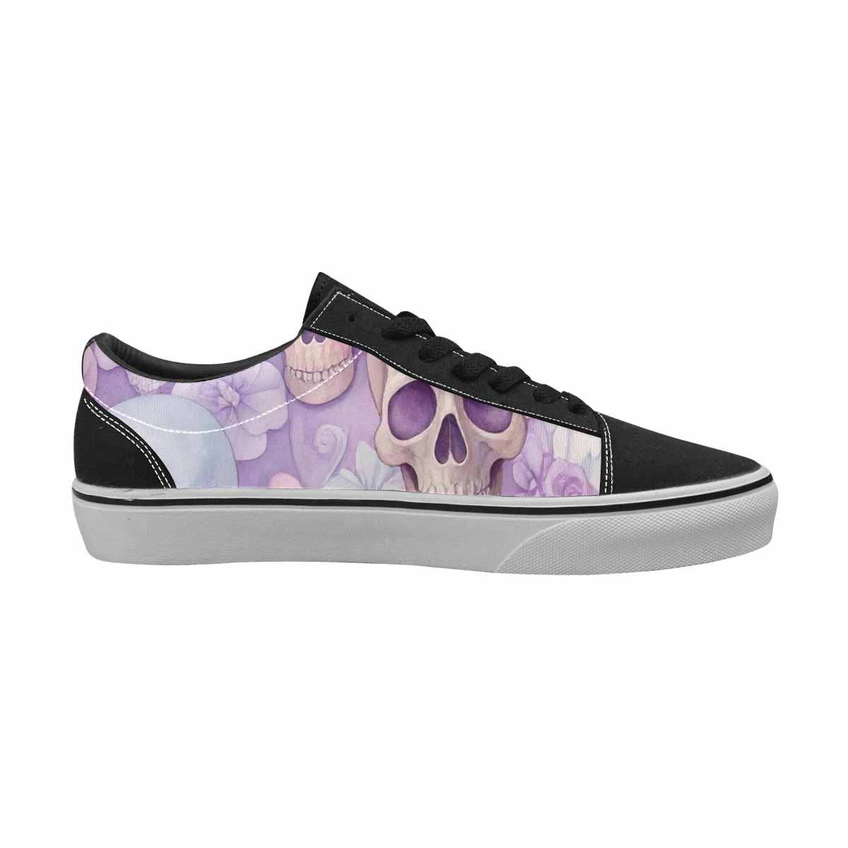MEN'S Skulls - Pastel Canvas Lace-Up Aesthetic Shoes