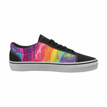 WOMEN'S Aliens  Tie Dye Lace-Up Canvas Vivid Sneakers