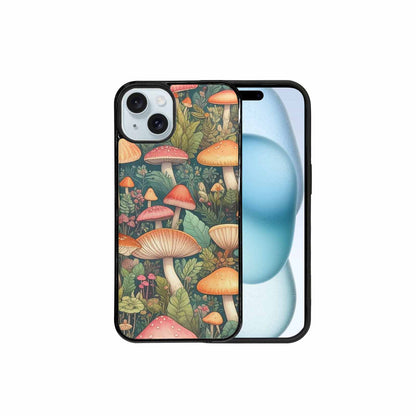 iPhone 15 Plus Case — Mushrooms Botanicalmushrooms P, Customized Protective Case