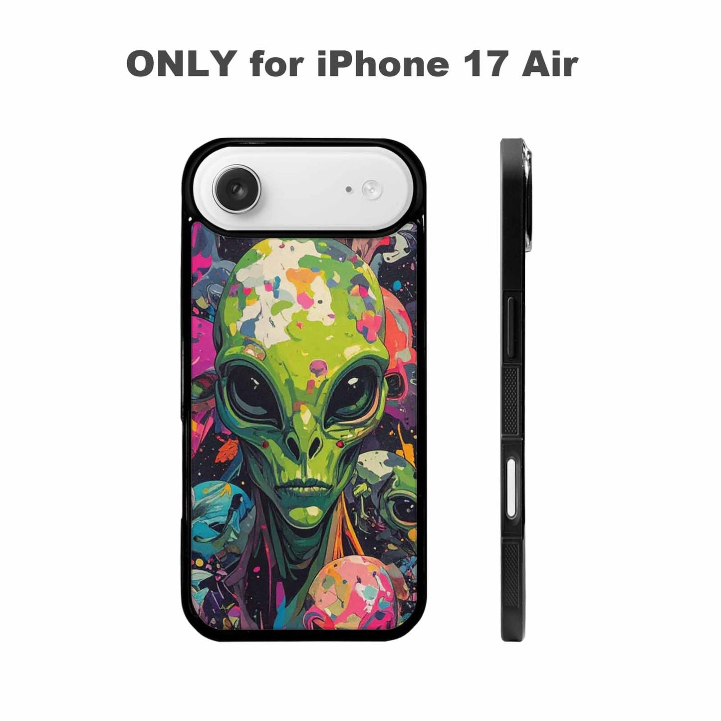 iPhone 17 Air Case — Aliens Camo Aliens Pattern Hundreds Alien, Custom Art Phone Cover