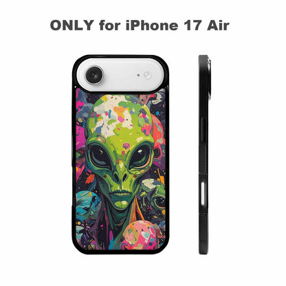 iPhone 17 Air Case — Aliens Camo Aliens Pattern Hundreds Alien, Custom Art Phone Cover