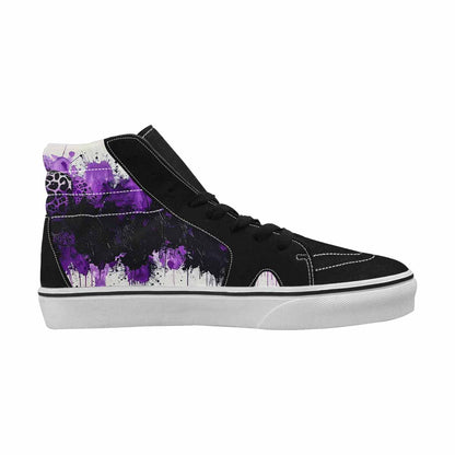 MEN'S Animal Print High Top Canvas Neon Fantasy Shoes