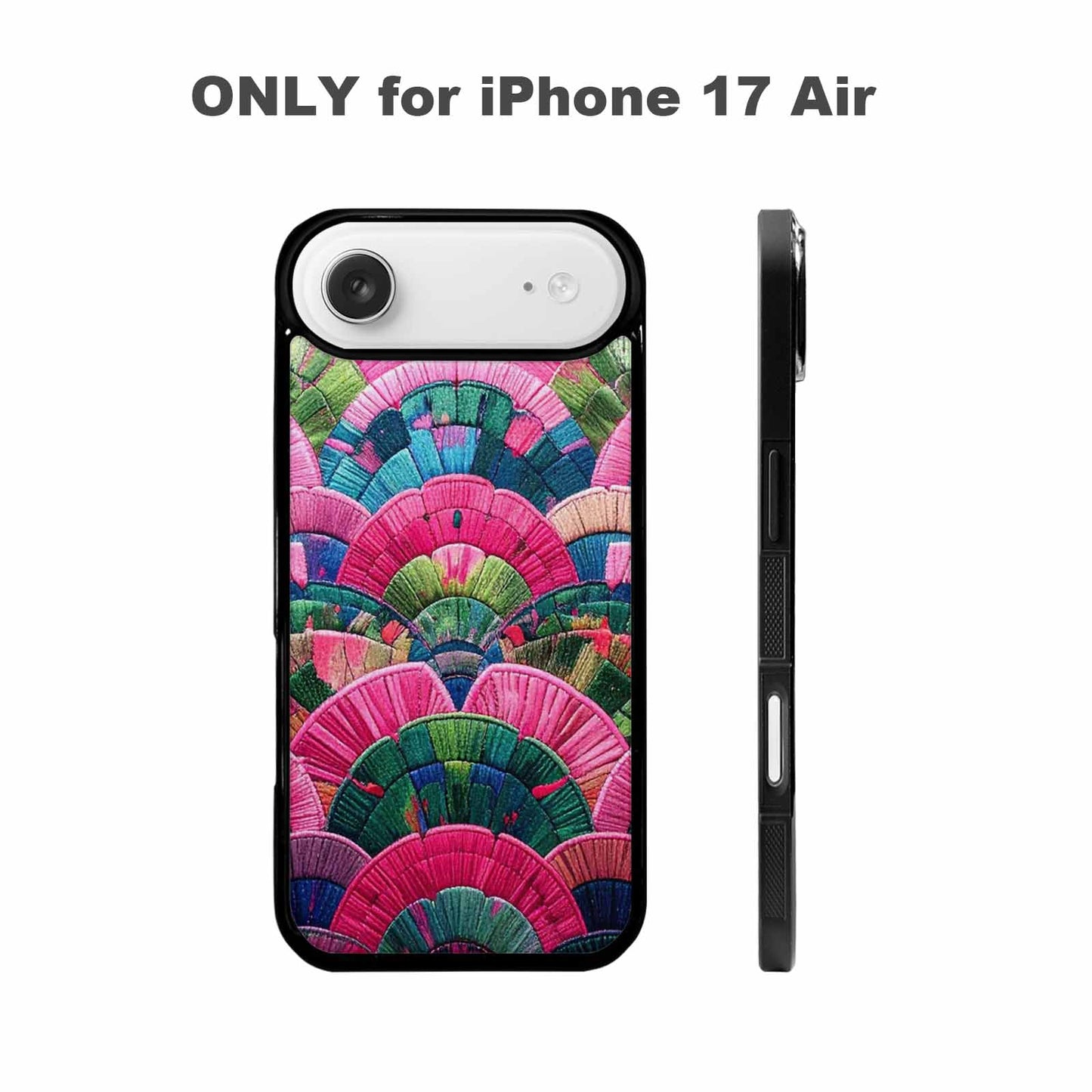 iPhone 17 Air Case — Vivid Camo Polysexual Pride Camo, Custom Print Case Cover