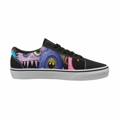 WOMEN'S Multi Lace-Up Canvas Melting Art Sneakers