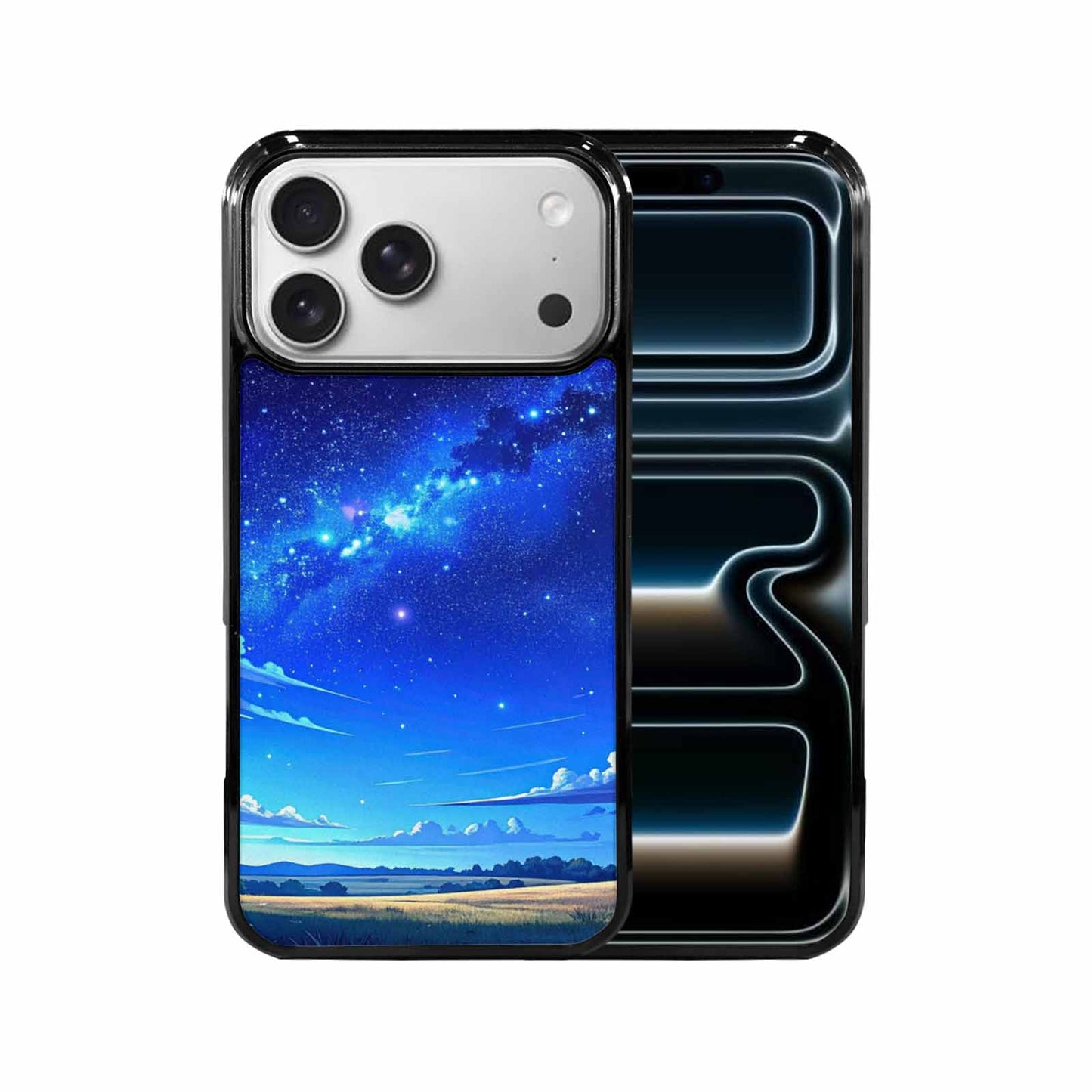 iPhone 17 Pro Max Case — Van Gogh Starry Night Galaxy Space, Unique Phone Case Design