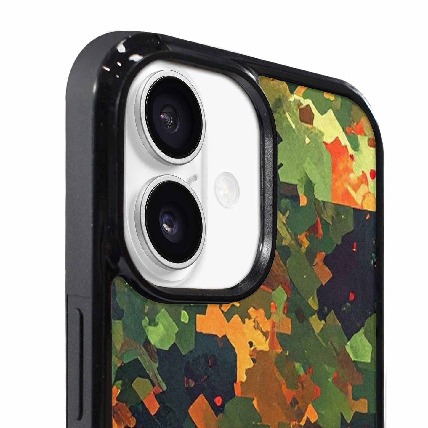 iPhone 17 Case — Small Military Camouflage Blotch Camo, Custom Made Phone Cover