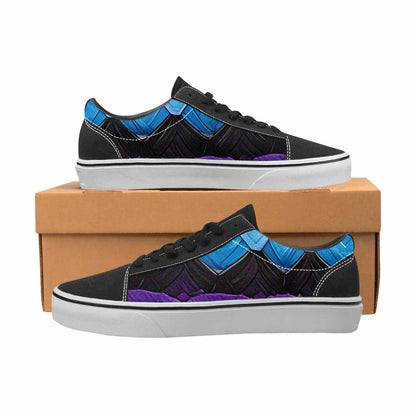 WOMEN'S Genderfluid Flag Color Canvas Lace-Up Dark Academia Sneakers