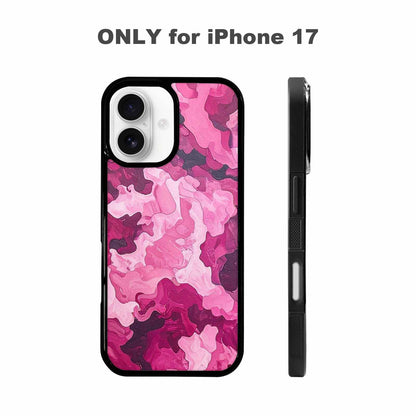 iPhone 17 Case — Small Military Camouflage Blotch Camo, Personalized Phone Case