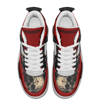 Skulls Unisex Non Slip Lace Up Breathable Fashion Sneakers