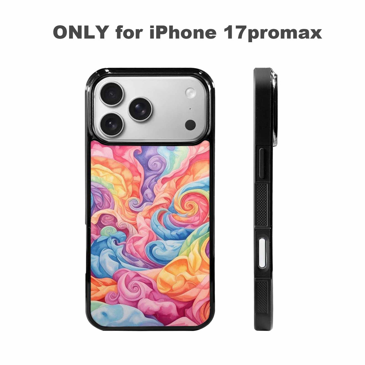 iPhone 17 Pro Max Case — Tie Dye Swirls Tie Dye, Custom Print Case Cover