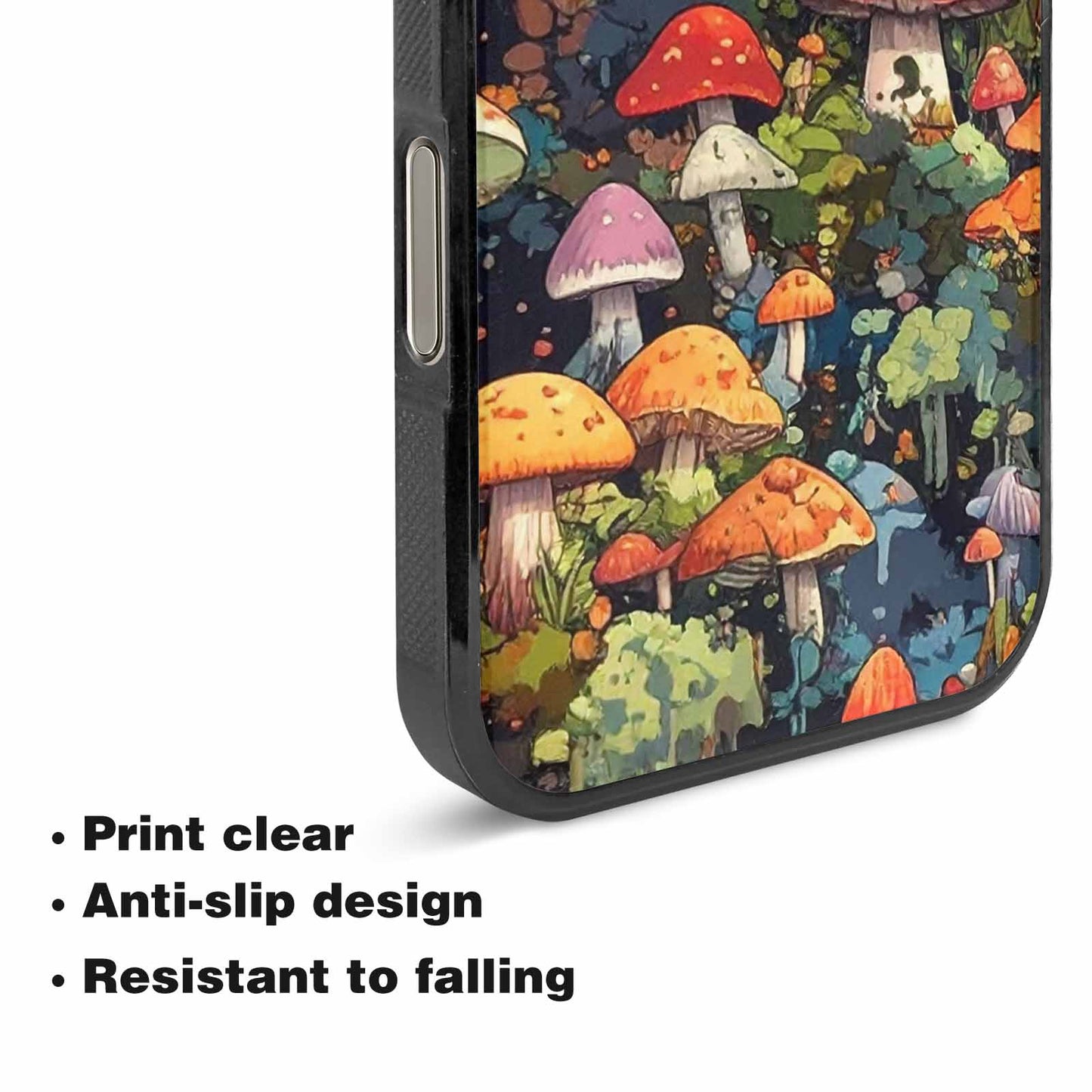 iPhone 16 Pro Max Case — Mushrooms Camomushrooms Patter Big, Custom Print Case Cover