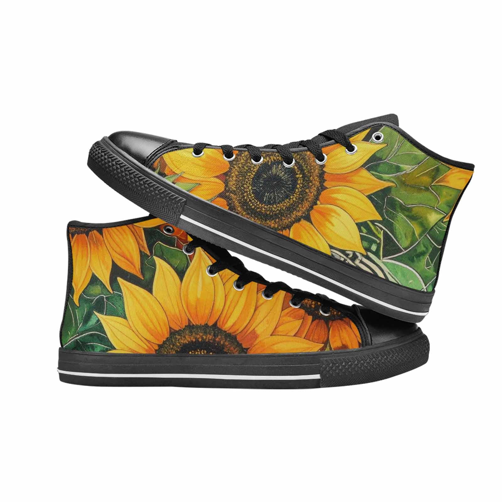 MEN'S Blend Melt Them High Top Canvas Cottagecore Sneakers
