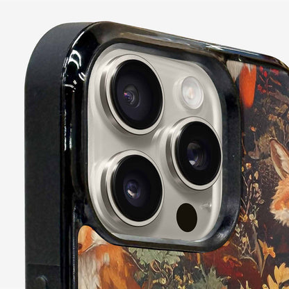 iPhone 16 Pro Max Case — Fox Forest Fox Forest Pattern Hundreds, Custom Printed Phone Case