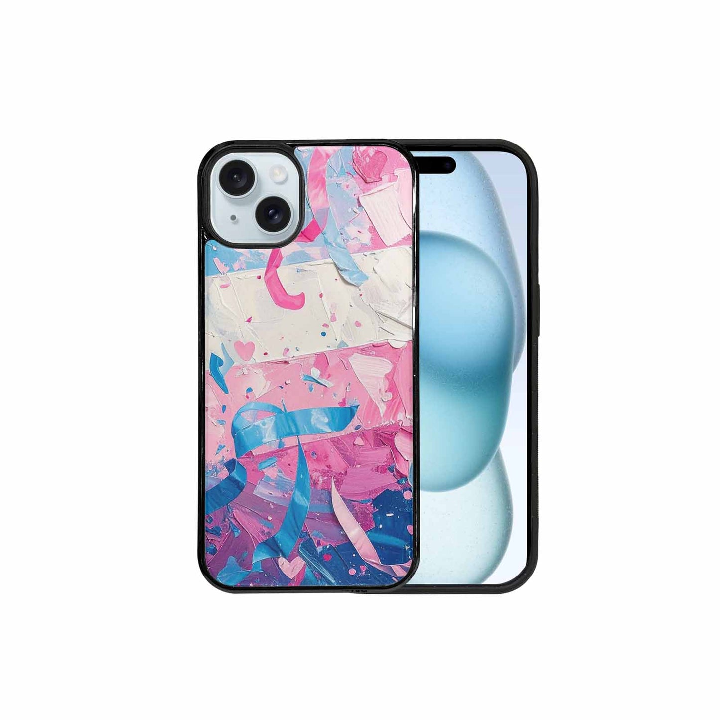 iPhone 15 Plus Case — Transgender Pride Flag Trans Pride Flag, Custom Print Case Cover