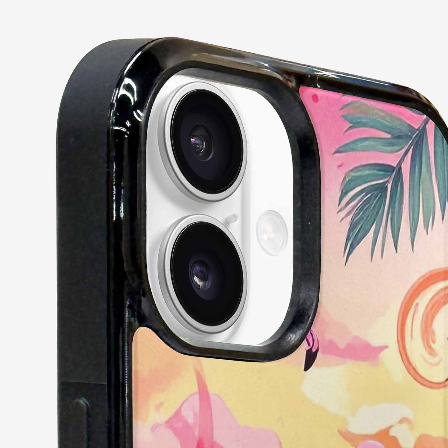 iPhone 16 Case — Flamingo Tropical Flamingo Tropical Pattern Hundreds, Unique Phone Case Design