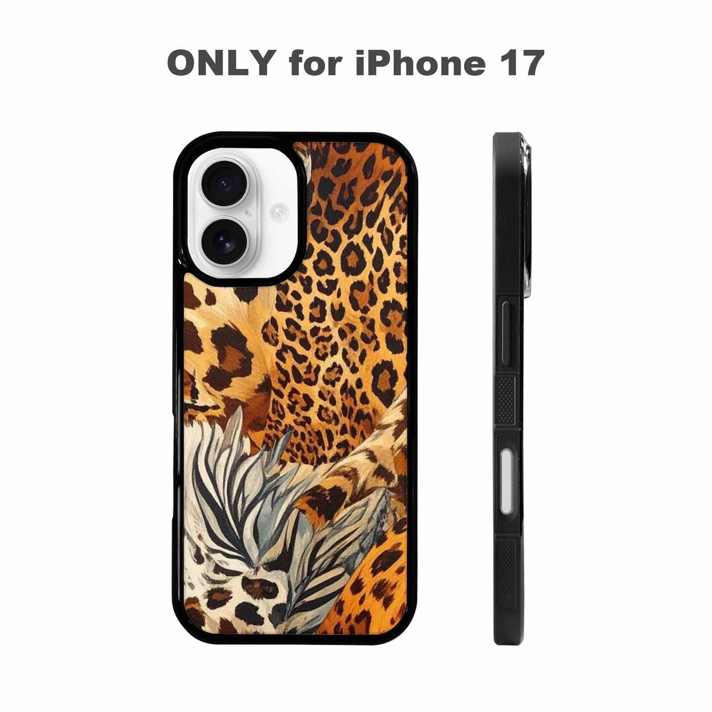 iPhone 17 Case — Small Animal Print Pattern, Animal Print, Custom Designed Case Cover