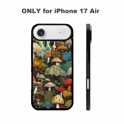 iPhone 17 Air Case — Mushrooms Camomushrooms Patter Bki Camo, Original Design Phone Case