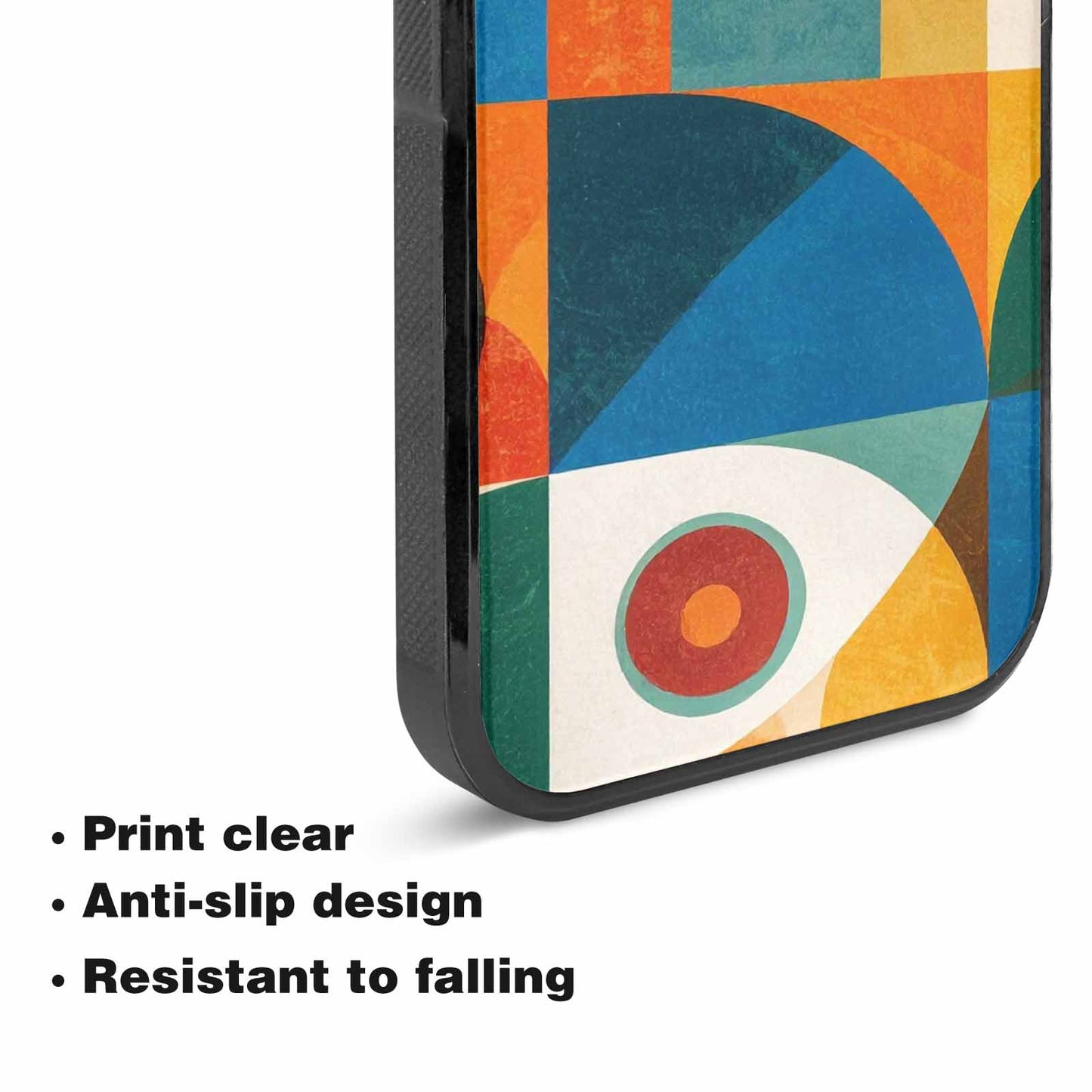 iPhone 15 Case — 1990s Memphis Art Pattern, Customized Protective Case