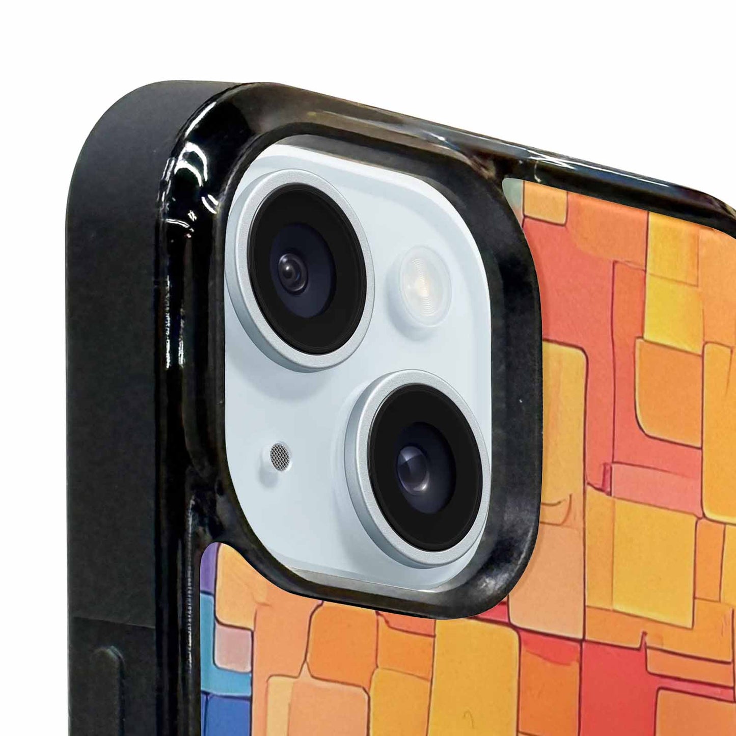 iPhone 15 Plus Case — Color Gradient Fade Pattern Hundreds Of, Custom Designed Case Cover