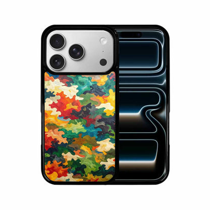 iPhone 17 Pro Case — Camo Patches Full Color Vibrant Camo, Custom Designed Case Cover