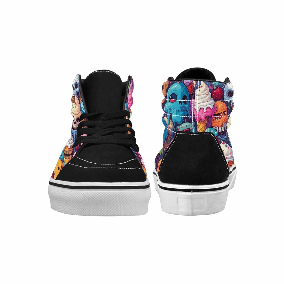 MEN'S Ice Cream Monsters  High Top Canvas Y2K Shoes