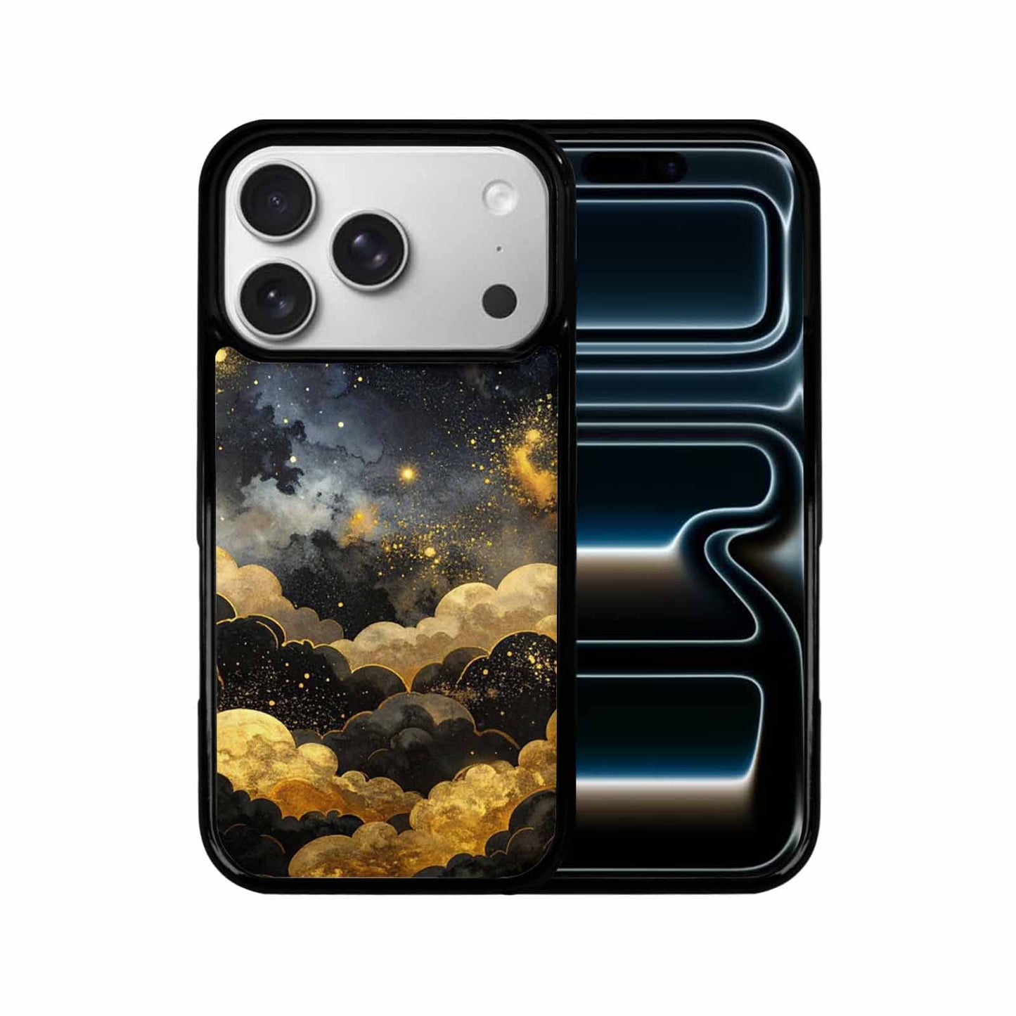 iPhone 17 Pro Case — Seamless Repeating Pattern Of Overlapping Galaxy, Customized Protective Case
