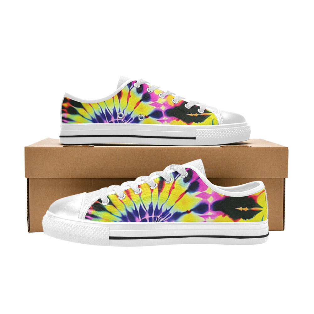 WOMEN'S Cc Tie Dye Art Canvas Dreamcore Shoes