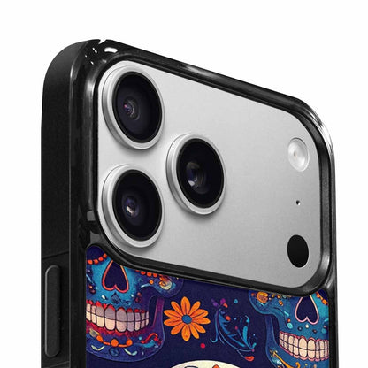 iPhone 17 Pro Max Case — Day Dead Sugar Skull Gothic Skulls, Custom Printed Phone Case
