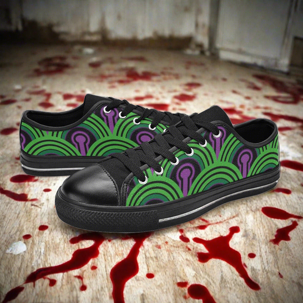 Mermaid Pink Cream Wearable MEN Bold Art - Freaky Shoes | Custom Art Sneakers