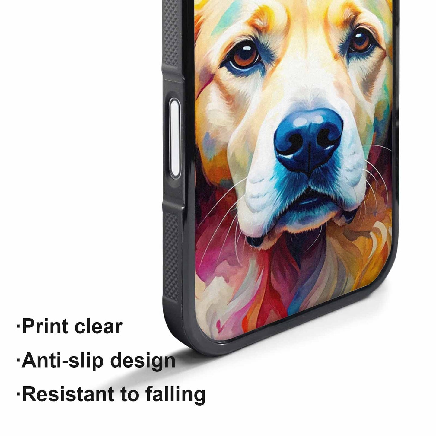 iPhone 17 Air Case — Golden Retriever Watercolor Art Pattern Watercolor, Custom Printed Phone Case