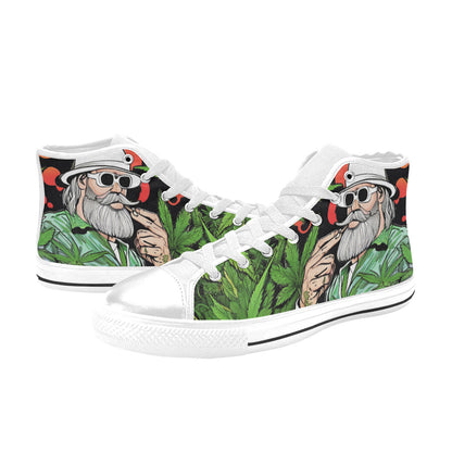 WOMEN'S Healthy Garden 420 High Top Canvas Aesthetic Custom Sneakers