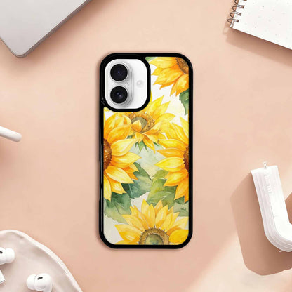 iPhone 17 Case — Sunflowers Watercolor Floral, Custom Made Phone Cover