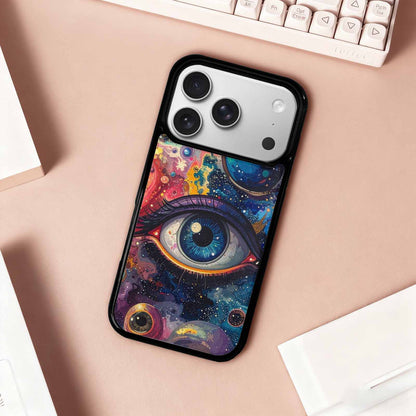iPhone 17 Pro Case — Seamless Tileable Pattern Of Overlapping Galaxy, Original Design Phone Case