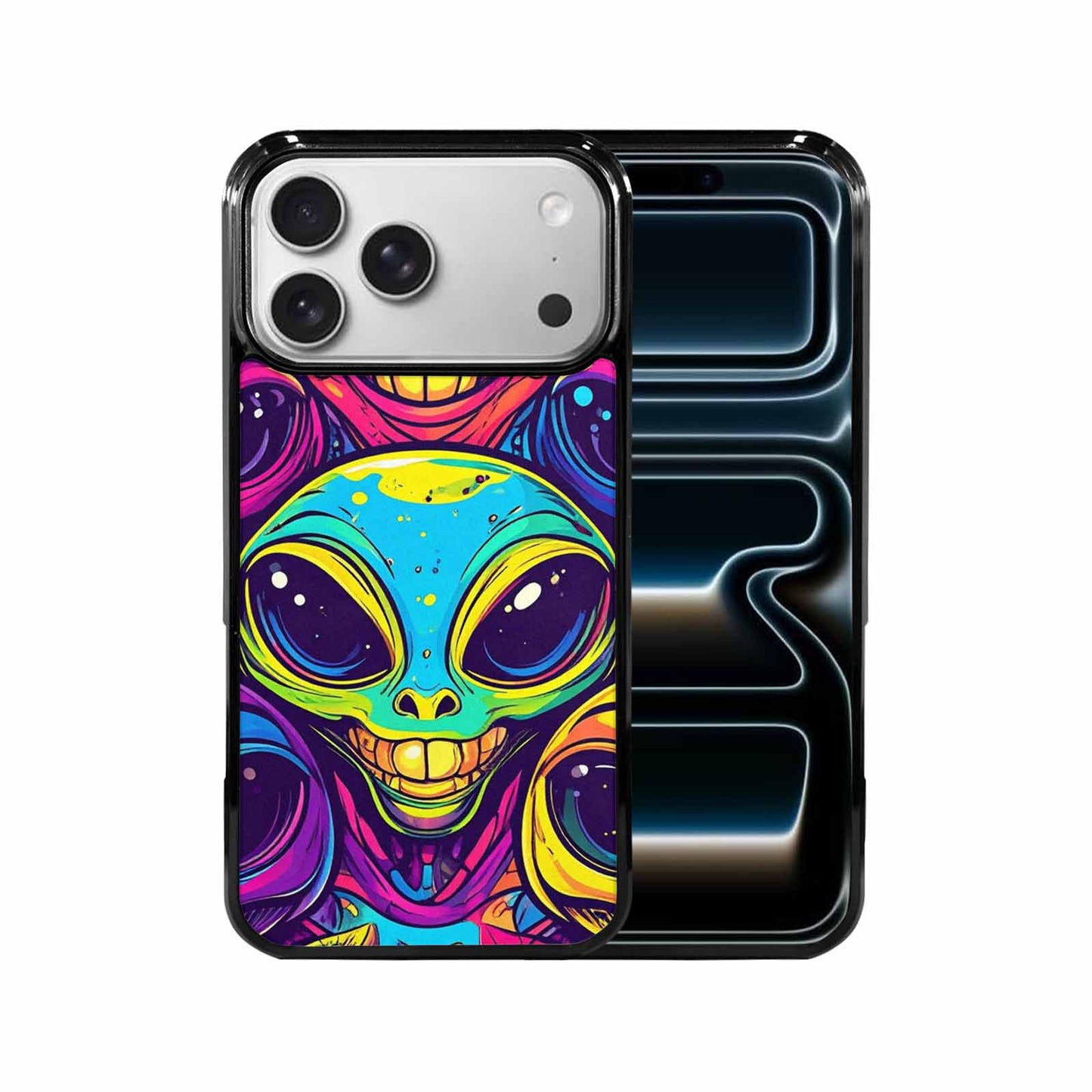 iPhone 17 Pro Max Case — Alien Ufo Cartoon Alien Scifi, Original Design Phone Case