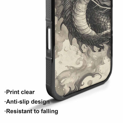 iPhone 17 Case — Retro Dragons Flame Retro Vintage, Original Design Phone Case