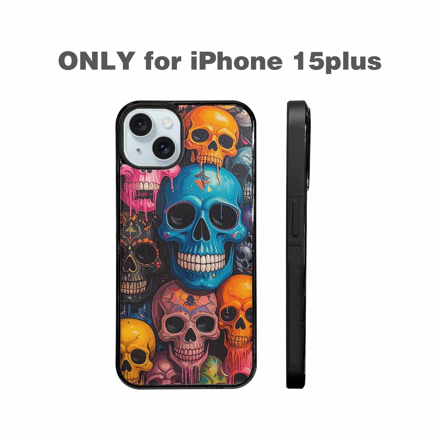 iPhone 15 Plus Case — Skulls General Skulls Pattern, Custom Print Case Cover